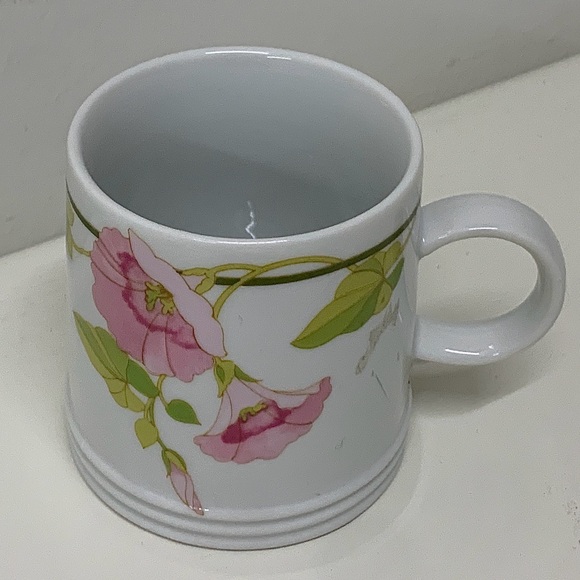 Vtg Discontinued Toscany Collection Portsmouth Japan Morning Glory Coffee Mug - Picture 3 of 12